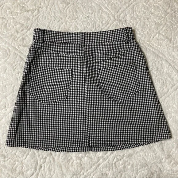 BRANDY Melville John Galt Gingham Check Mini Skirt - Picture 3 of 4